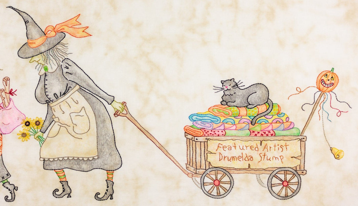 Mystery of the Salem Witches' Quilt Guild - Panel 1