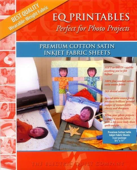 Premium Cotton Lawn Inkjet Fabric Sheets