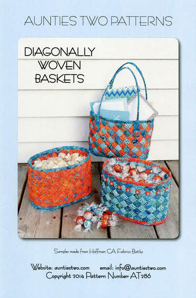 Diagonally Woven Baskets