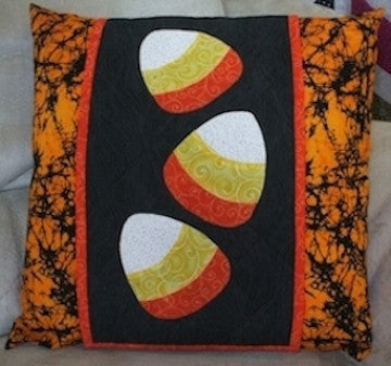 Candy Corn Pillow Wrap
