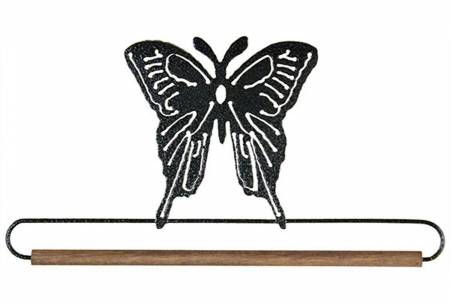 7-1/2in Butterfly With Dowel Charcoal