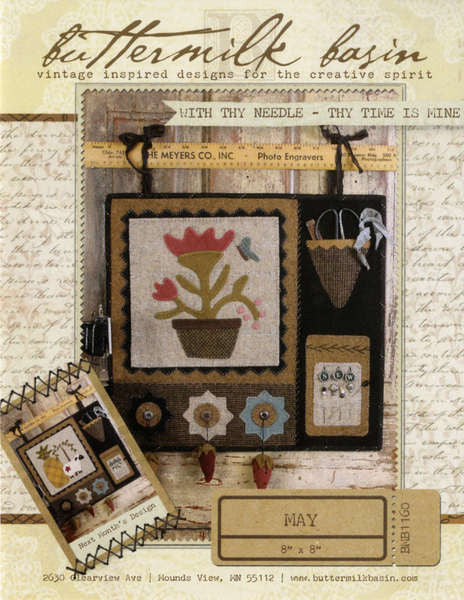 With thy Needle Thy Time is Mine May - Potted Flower