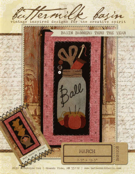 Basin Banners thru the Year March Ball Jar