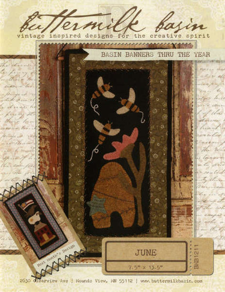 Basin Banners thru the Year June Beeskep