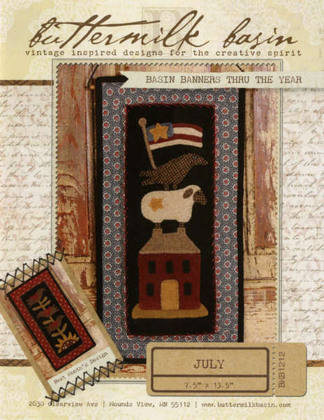 Basin Banners thru the Year July Saltbox & Sheep