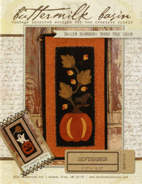 Basin Banners thru the Year September Pumpkin & Vines