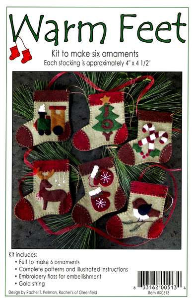 Warm Feet Ornaments