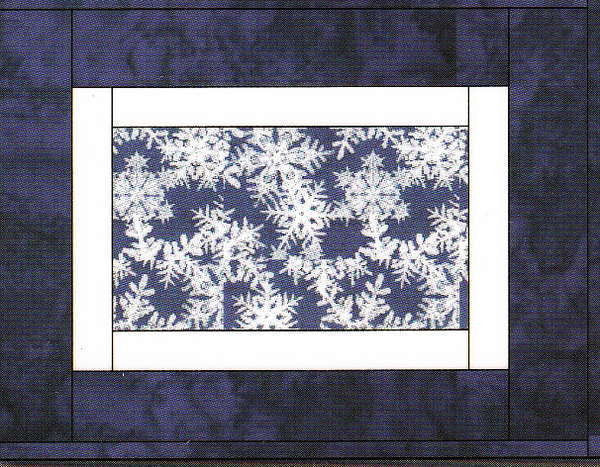 Quilt-As-You-Go Placemats - Framed Seasons