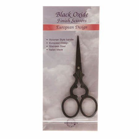 Embroidery Scissor Victorian Black Oxide