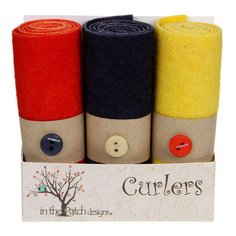 Wool Curlers 4in X 16in Poppies