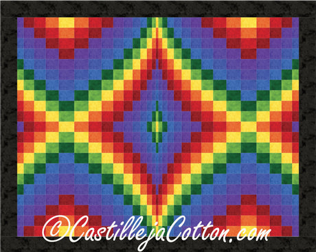 Bargello Diamond Echo