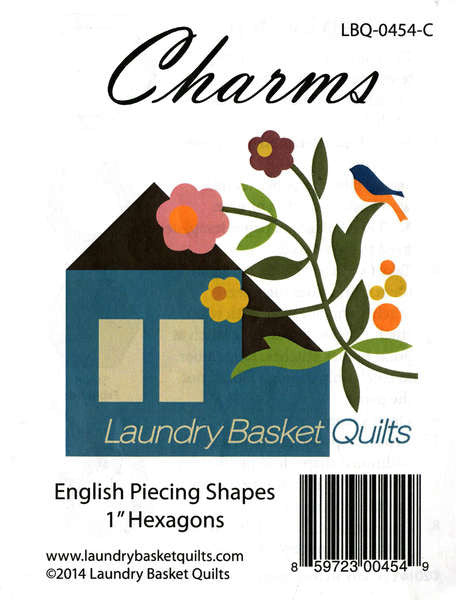 Charms  English Piecing Shapes - 1in Hexagon