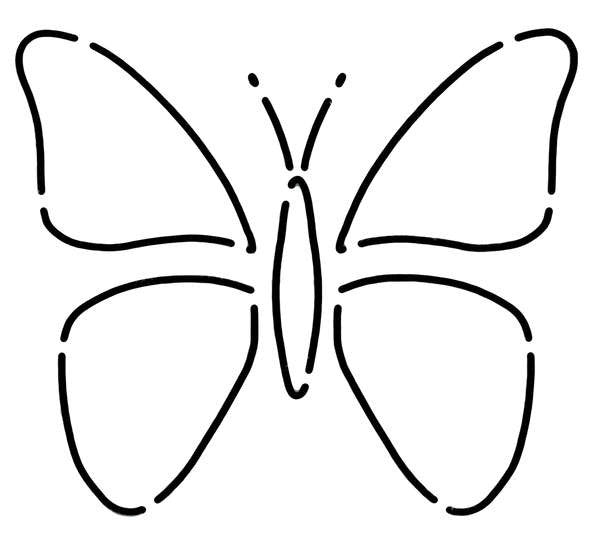 Stencil - Little Butterflies