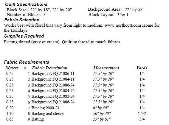 Six Pack Trip Runner Quilt Pattern