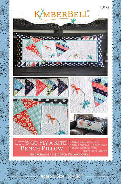 Lets Go Fly A Kite Bench Pillow