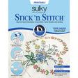 Stick N Stitch Self Adhesive Wash Away Stabilizer Twelve sheets of 8-1/2 x 11