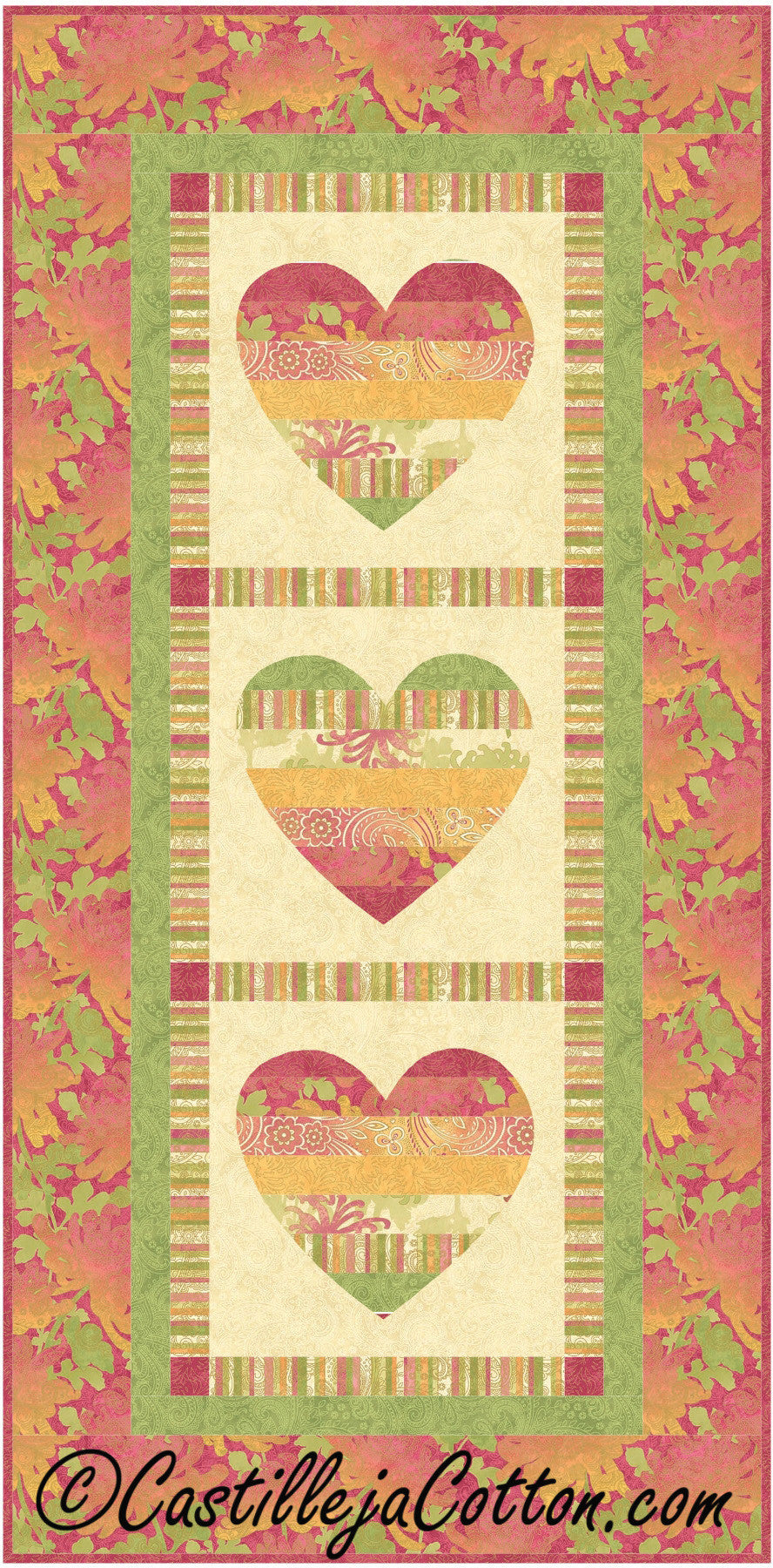 Whimsical Heart Runner