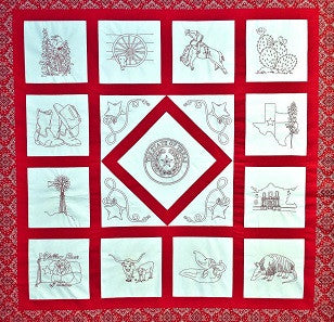 Spirit of Texas Quilt - Digitized