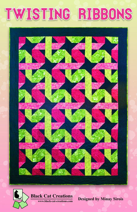 Twisting Ribbons Pattern by Black Cat Creations