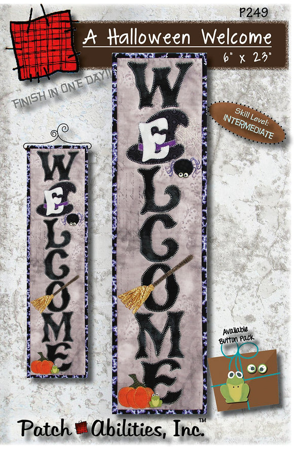 A Halloween Welcome Downloadable Pattern by Patch Abilities