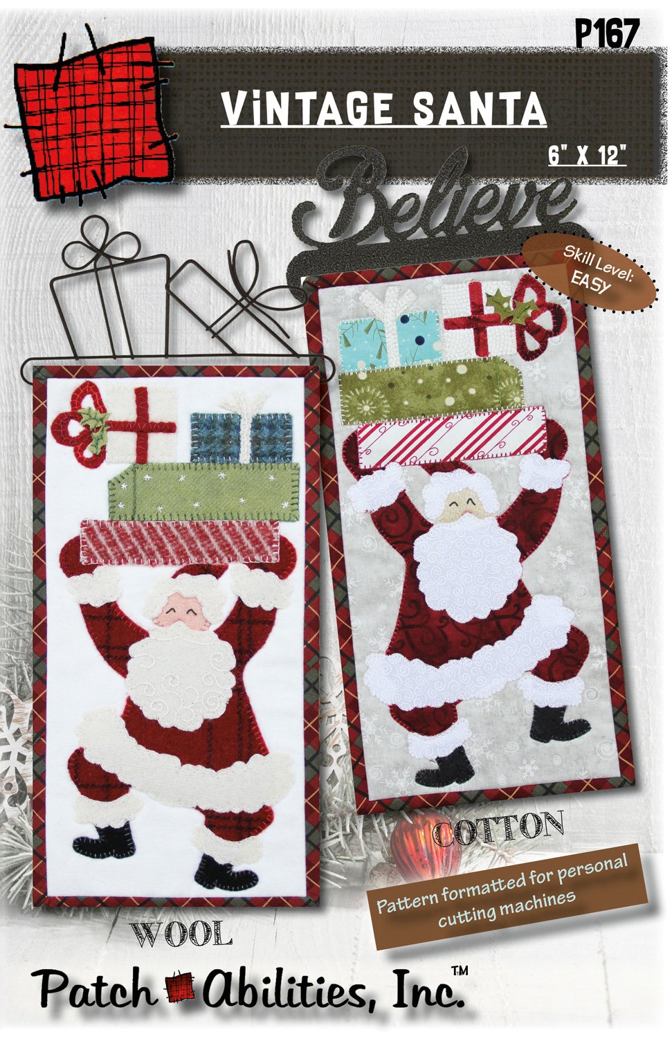 Vintage Santa Downloadable Pattern by Patch Abilities