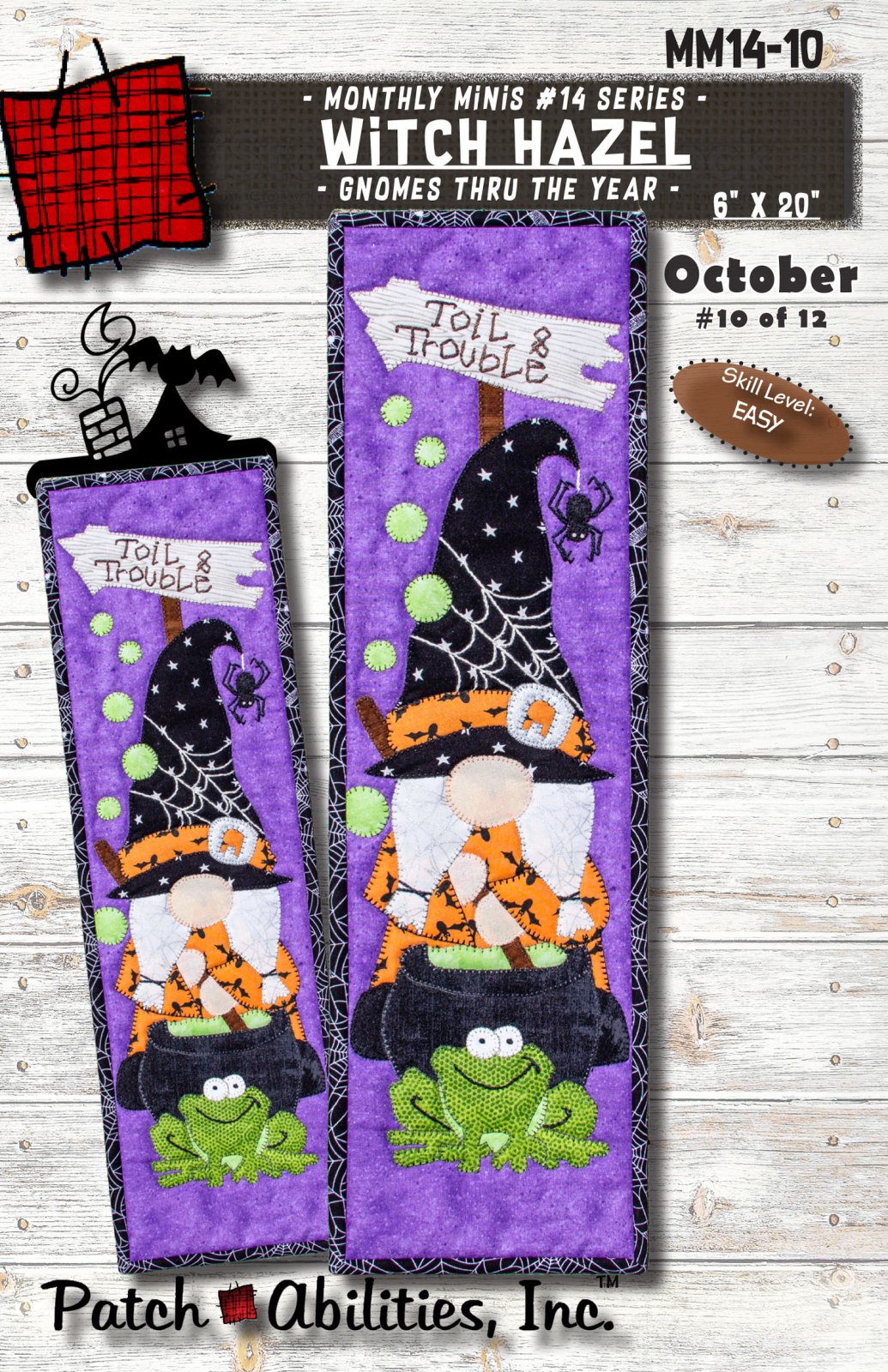 Witch Hazel - Gnomes Thru the Year Downloadable Pattern by Patch Abilities