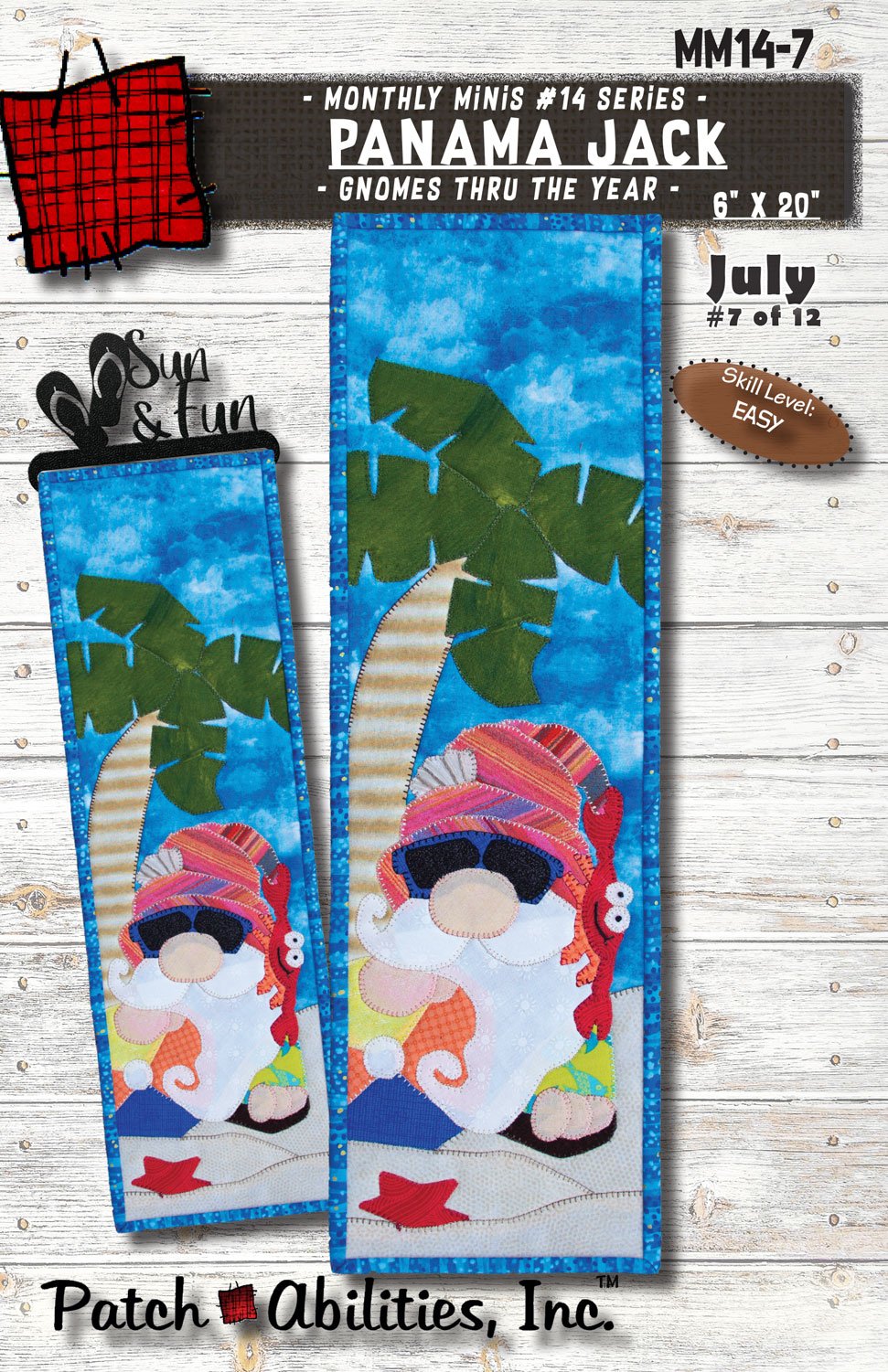 Panama Jack - Gnomes Thru the Year Downloadable Pattern by Patch Abilities