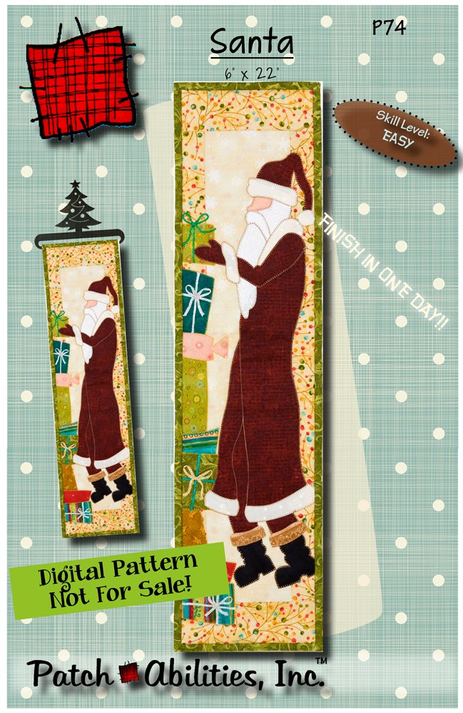 Santa Downloadable Pattern by Patch Abilities