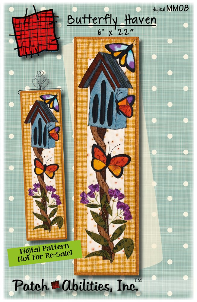 Butterfly Haven Downloadable Pattern by Patch Abilities