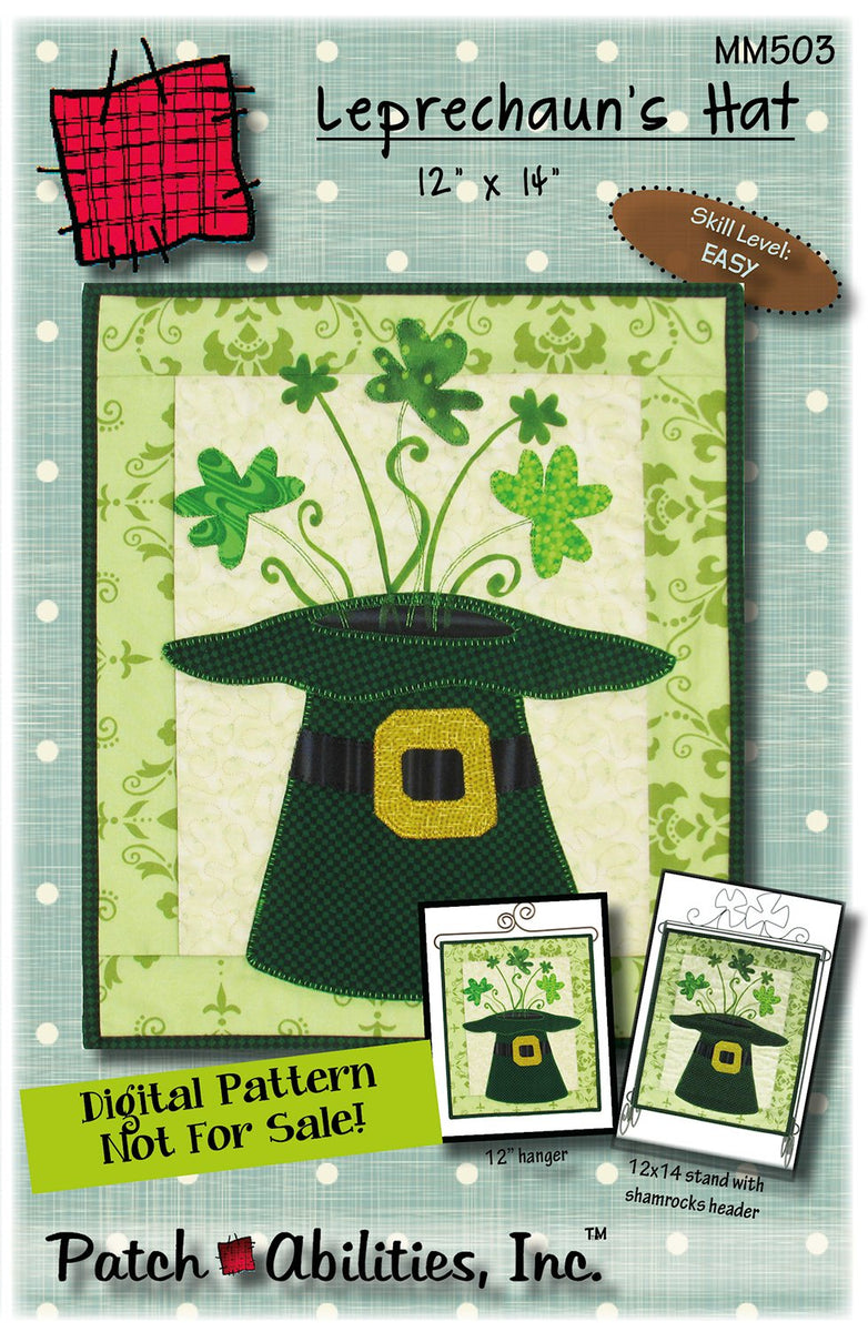 Leprechaun Hat Downloadable Pattern – Quilting Books Patterns and Notions