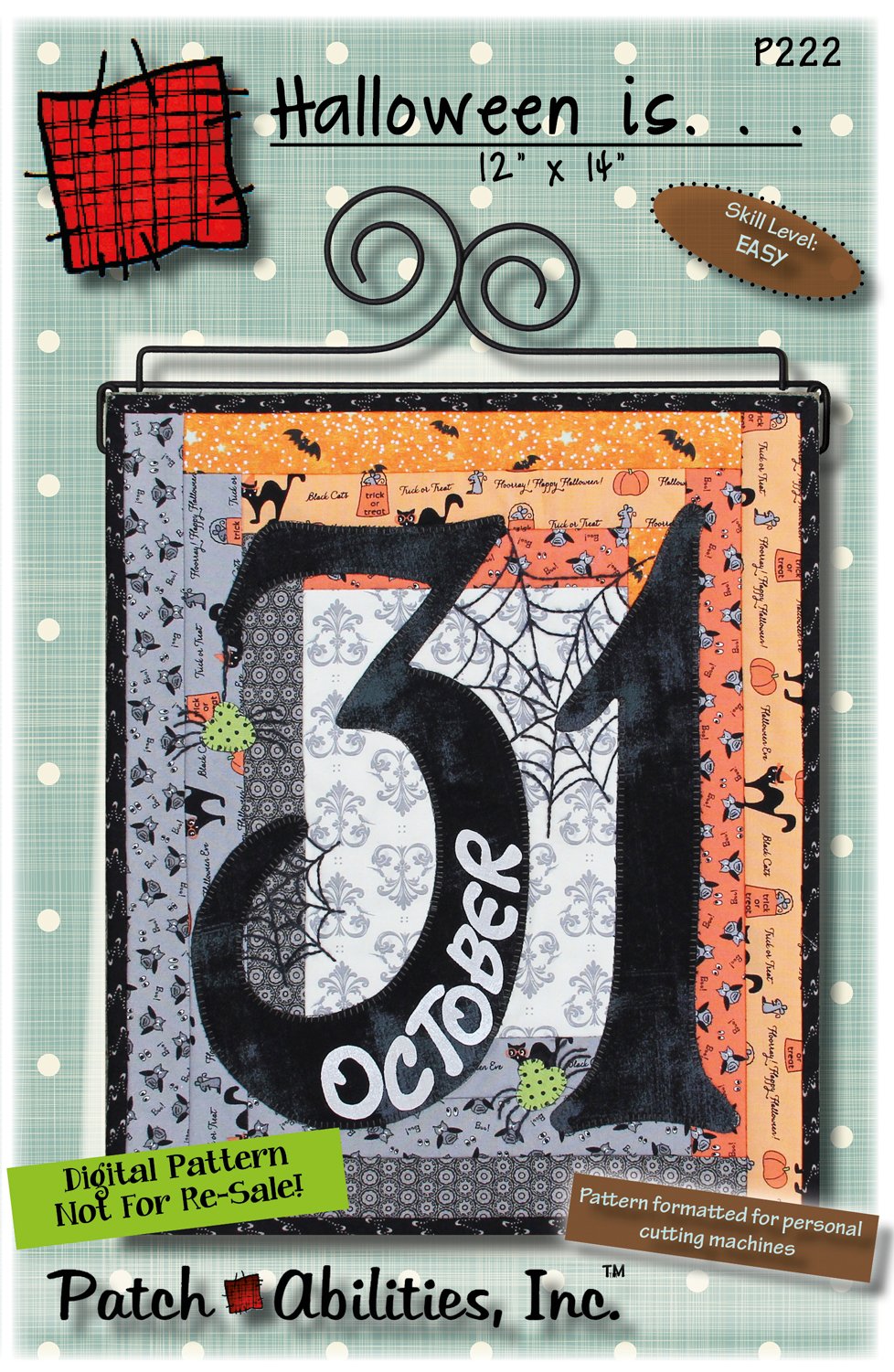October 31 Downloadable Pattern by Patch Abilities