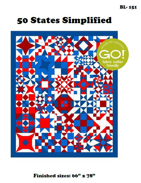 50 States Downloadable Pattern by Beaquilter