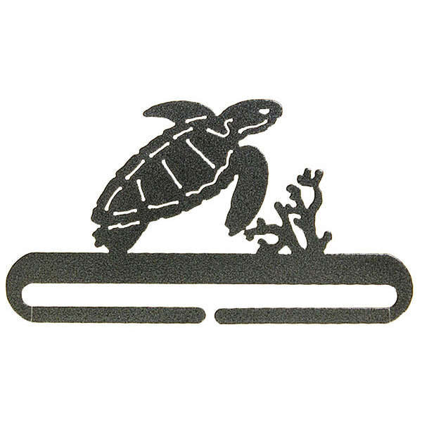 6in Sea Turtle Split Bottom Holder Charcoal