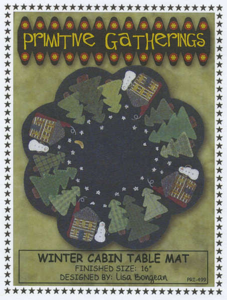 Winter Cabin Table Mat