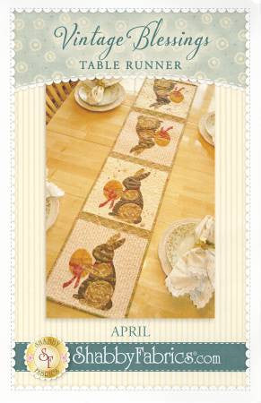 Vintage Blessings Table Runner - April