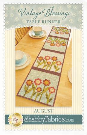 Vintage Blessings Table Runner - August