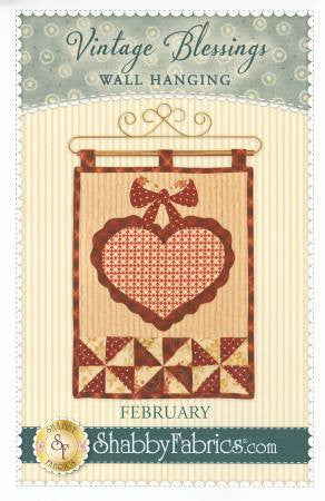 Vintage Blessings Wall Hanging - February