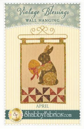 Vintage Blessings Wall Hanging - April