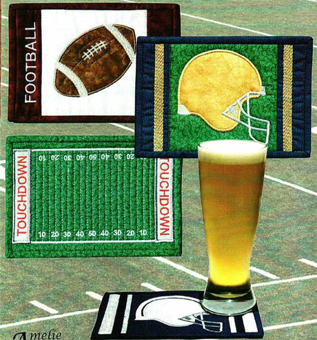 Football Mug Rugs