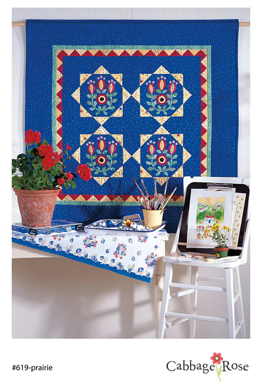 Prairie Flower Downloadable Pattern by Cabbage Rose