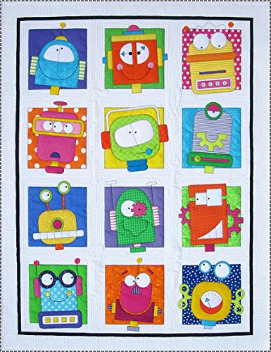 Robots Quilt Pattern by Amy Bradley Designs