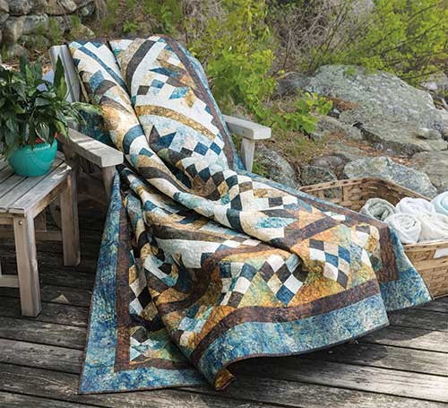 Smokey River Quilt Pattern by Whirligig Designs