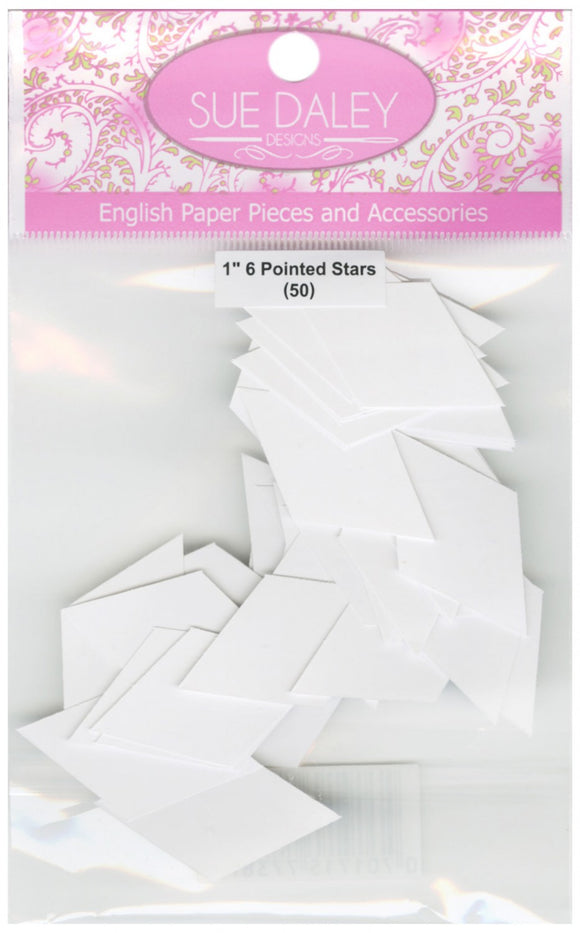1in 6 Pointed Star Papers (50 pieces per bag)