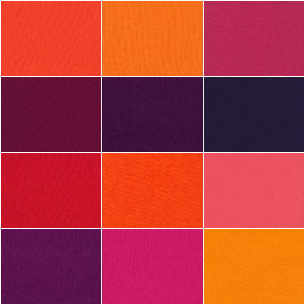 2-1/2in Strips Kona Cotton Birds of Paradise Palette, 40pcs/bundle