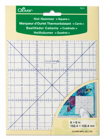 Hot Hemmer Pressing Tool Square by Clover Needlecraft