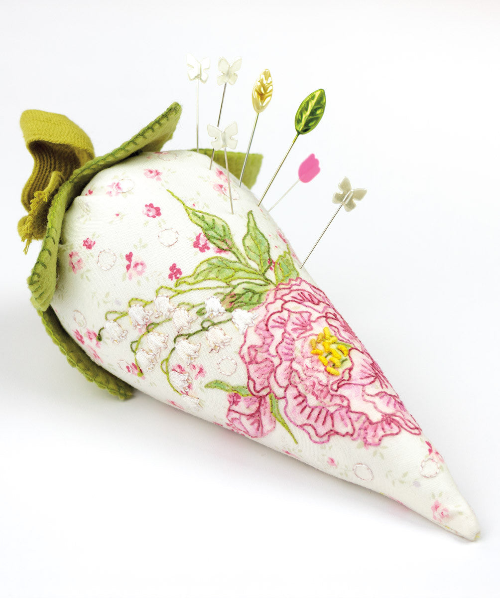 Peony Strawberry Pincushion