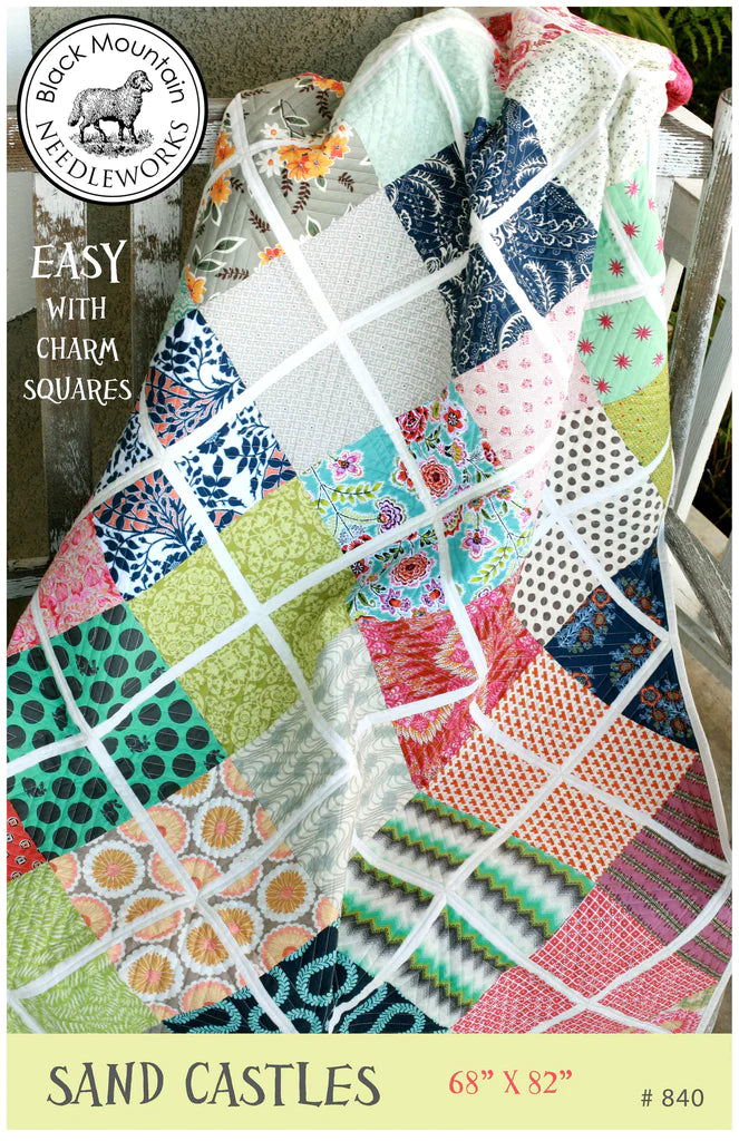 Sand Castles Quilt Pattern by Black Mountain Needleworks