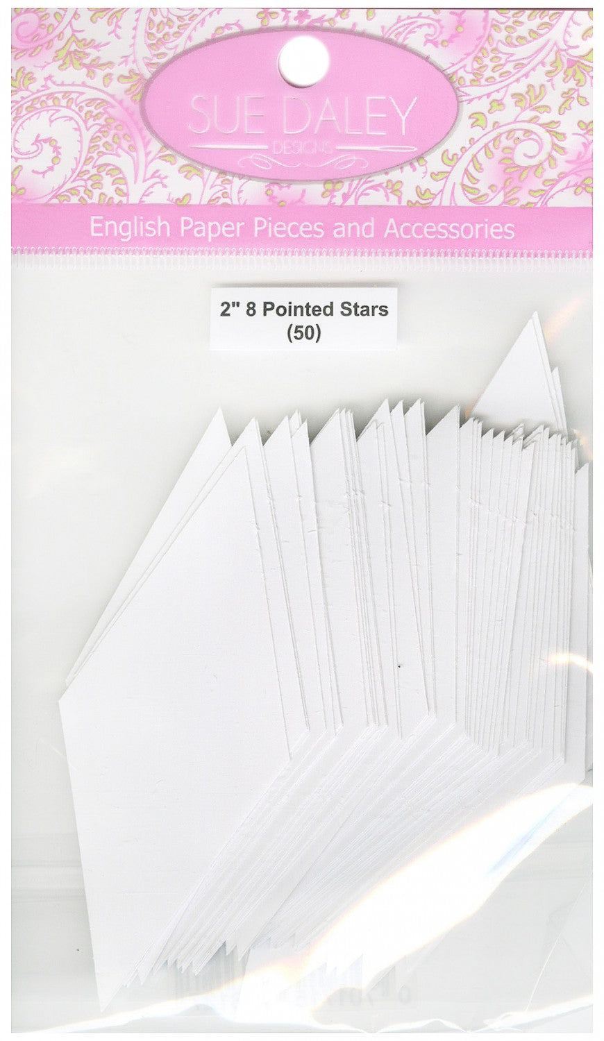 2in 8 Pointed Star Papers (100 pieces per bag)