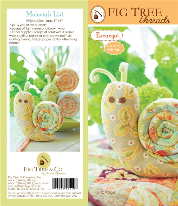 Escargot Pattern by Fig Tree Quilts