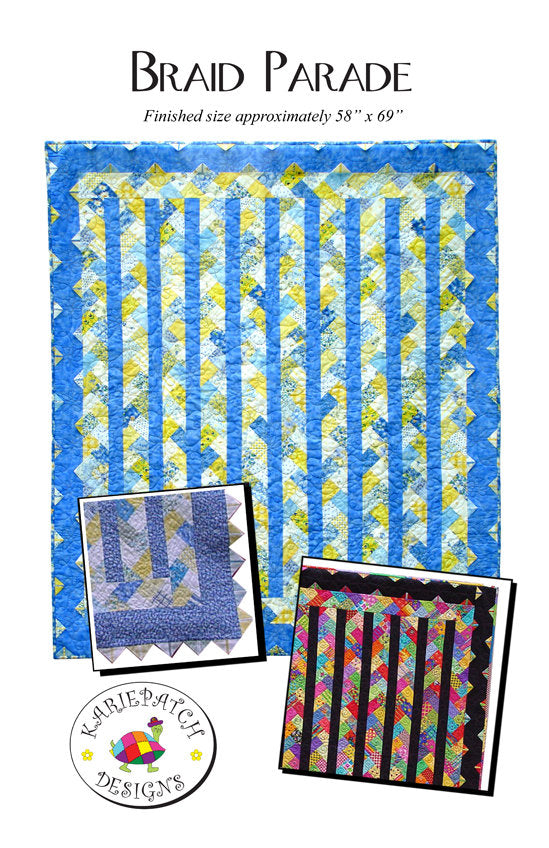 Braid Parade Downloadable Pattern by Karie Patch Designs
